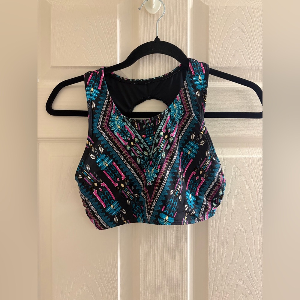 La Vie En Rose Aqua - Bikini Top - Size Medium